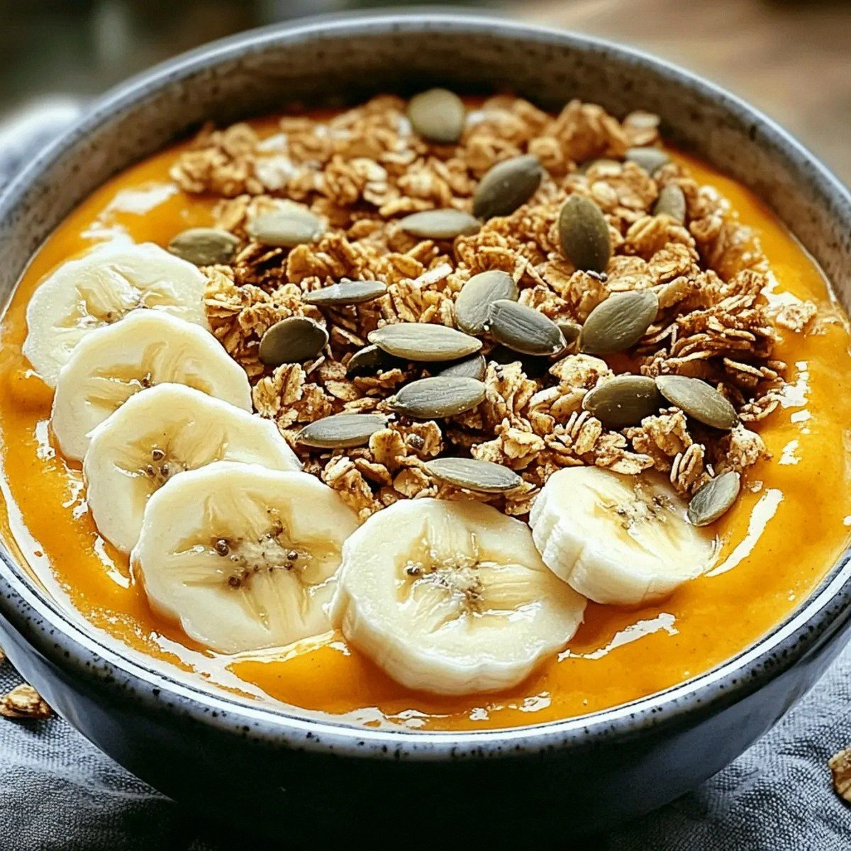 Creamy Pumpkin Protein Smoothie Bowl for Energizing Mornings