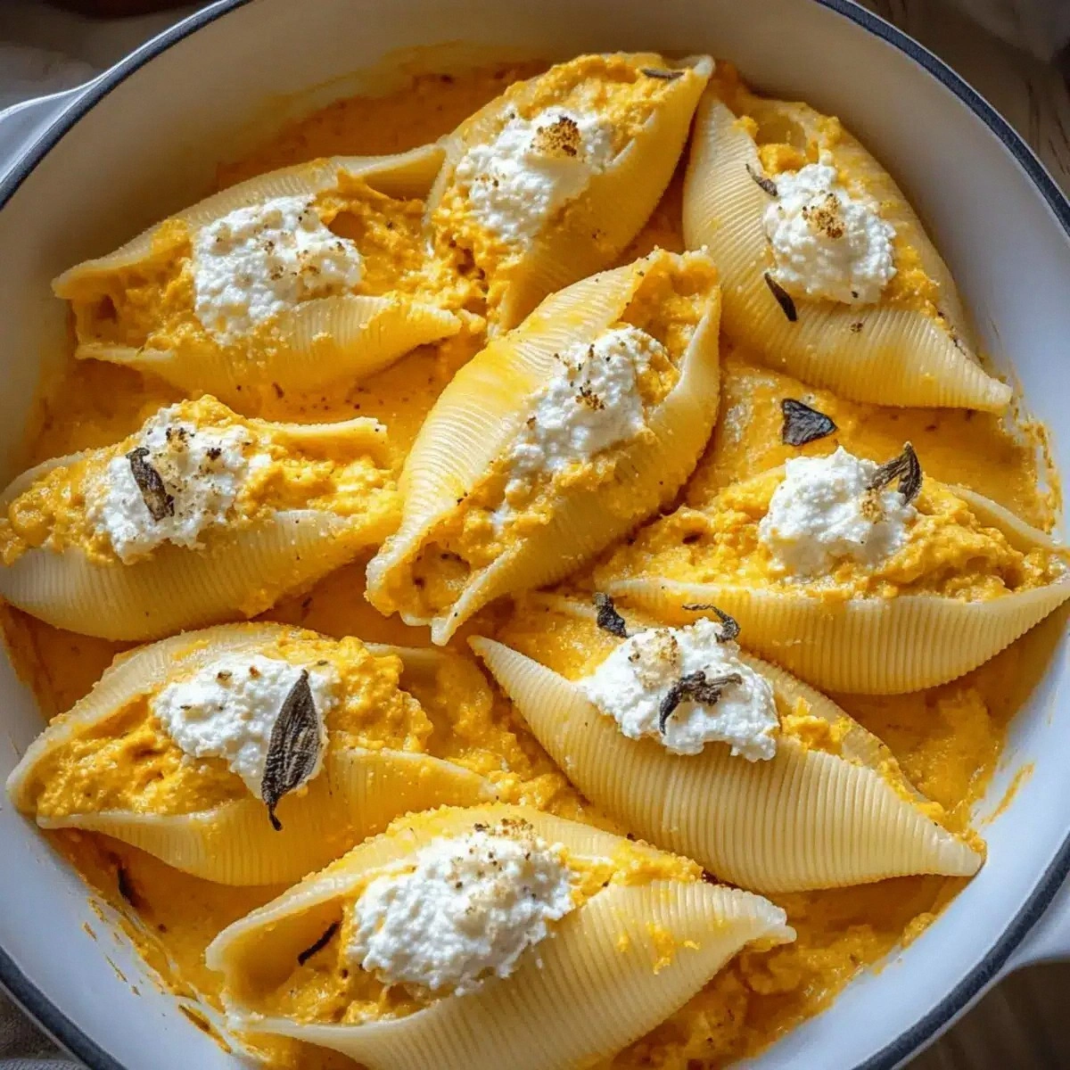 Creamy Pumpkin Ricotta Stuffed Shells for Cozy Fall Nights