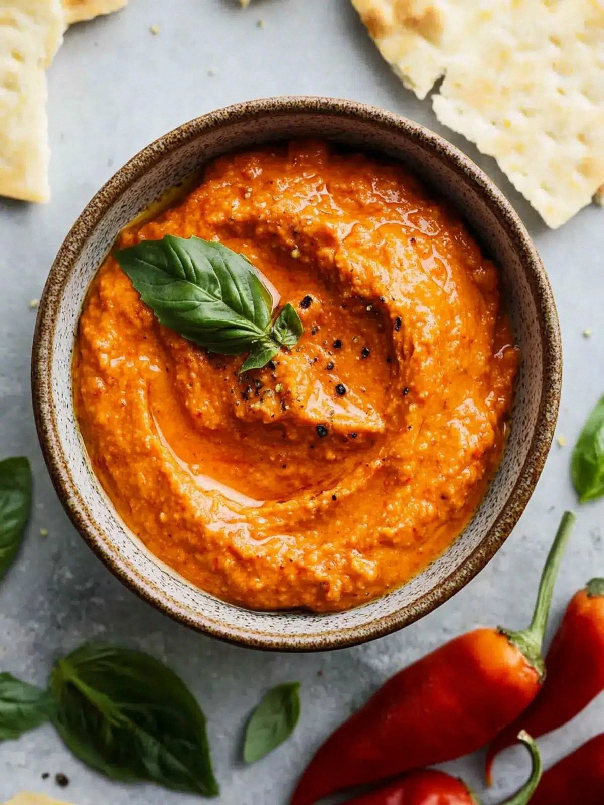 Creamy Roasted Red Pepper Spre