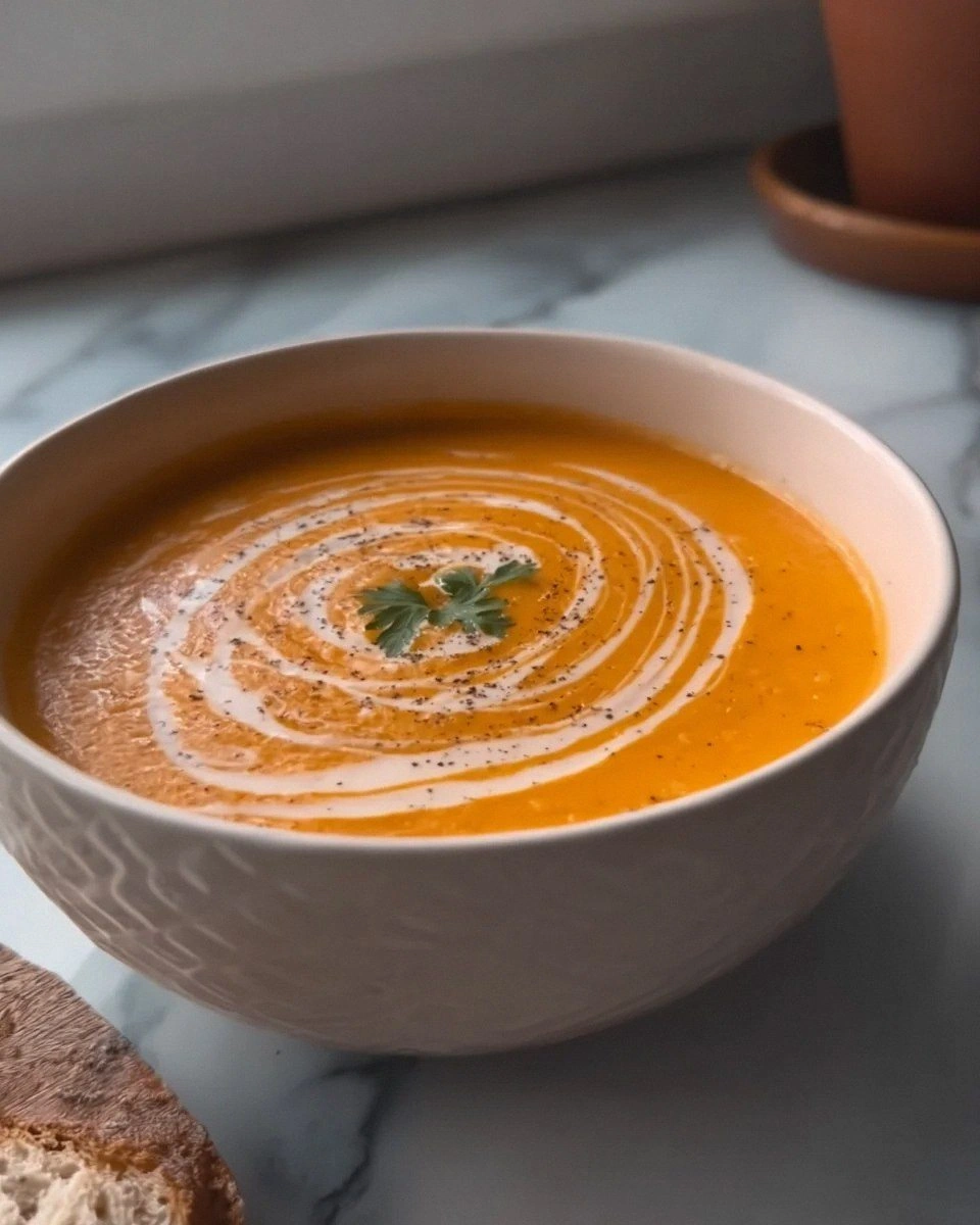 Creamy Roasted Veggie Soup