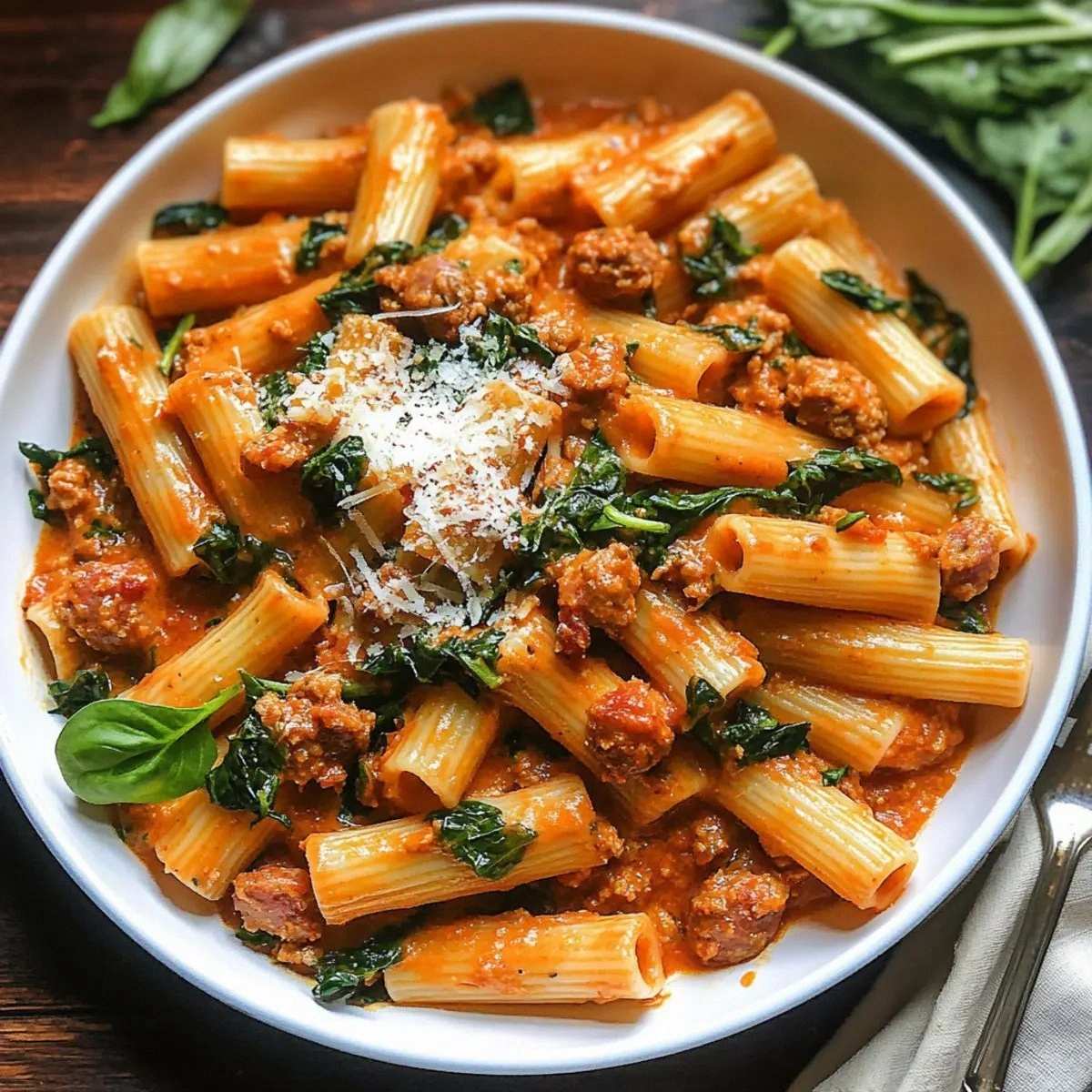 Creamy Sausage Rigatoni: Comfort on Your Dinner Table