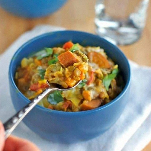 Creamy Thai Sweet Potatoes and