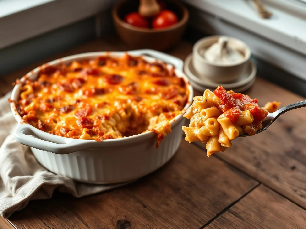 Creamy Tomato Pasta Bake