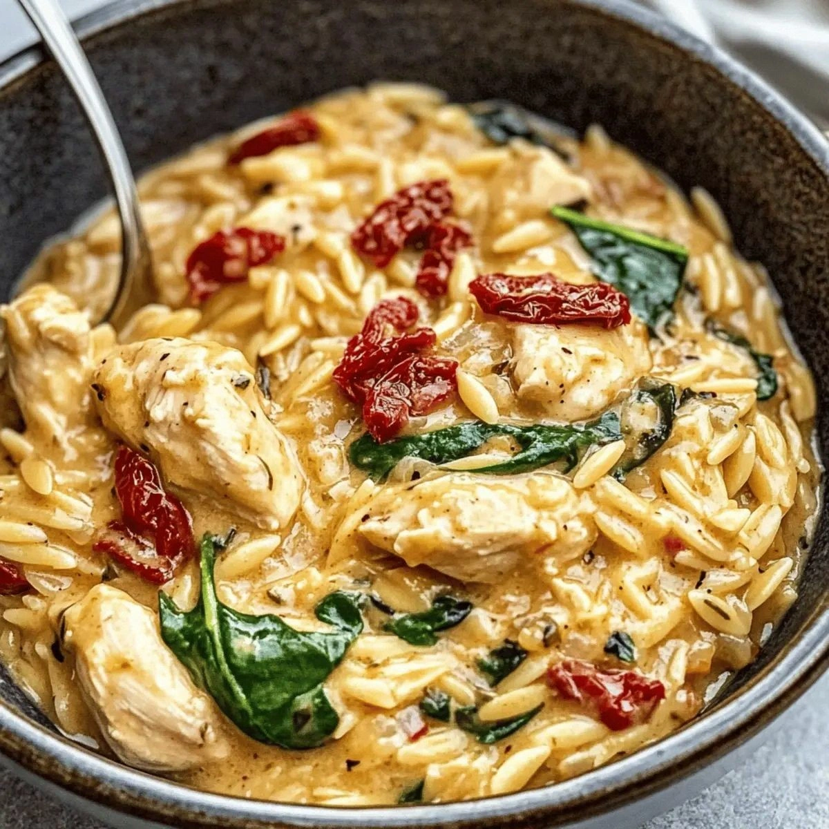 Creamy Tuscan Chicken Orzo: A Soul-Warming Delight