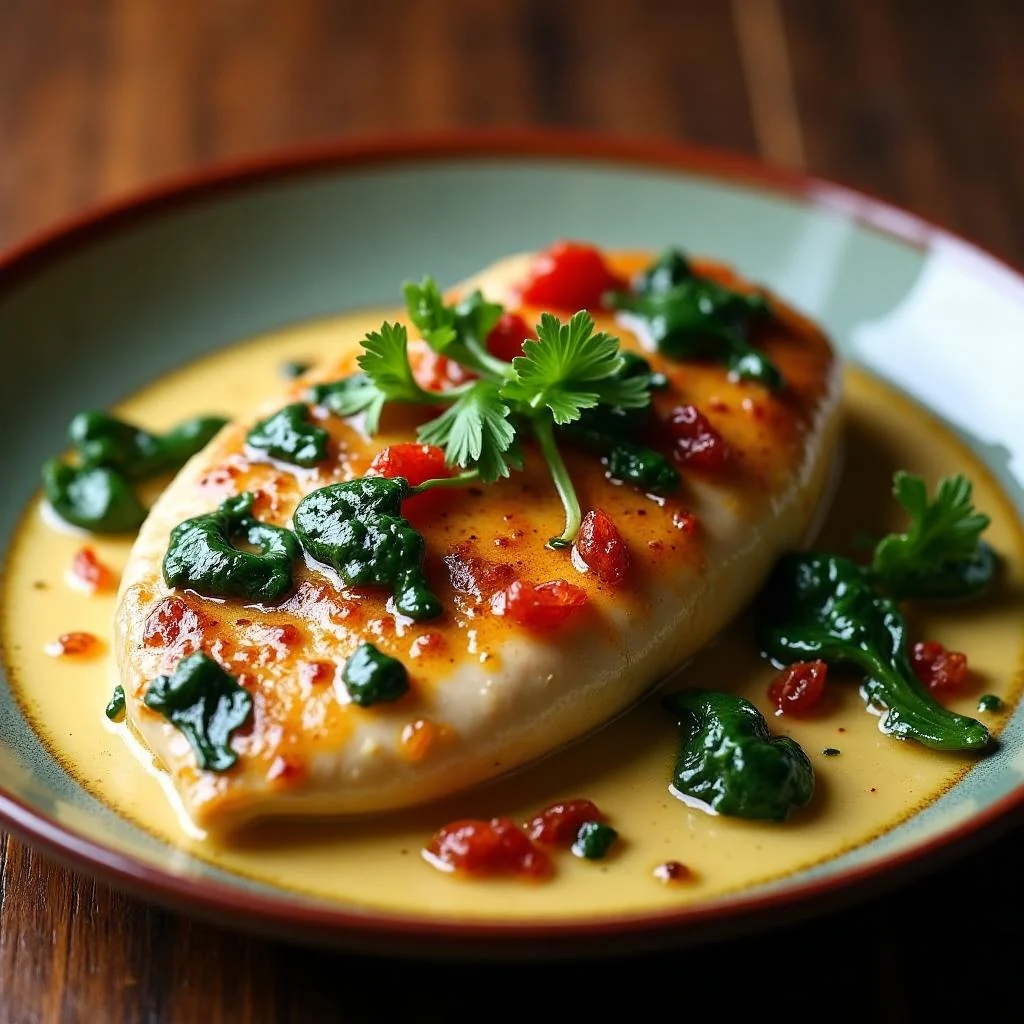 Creamy Tuscan Chicken Skillet