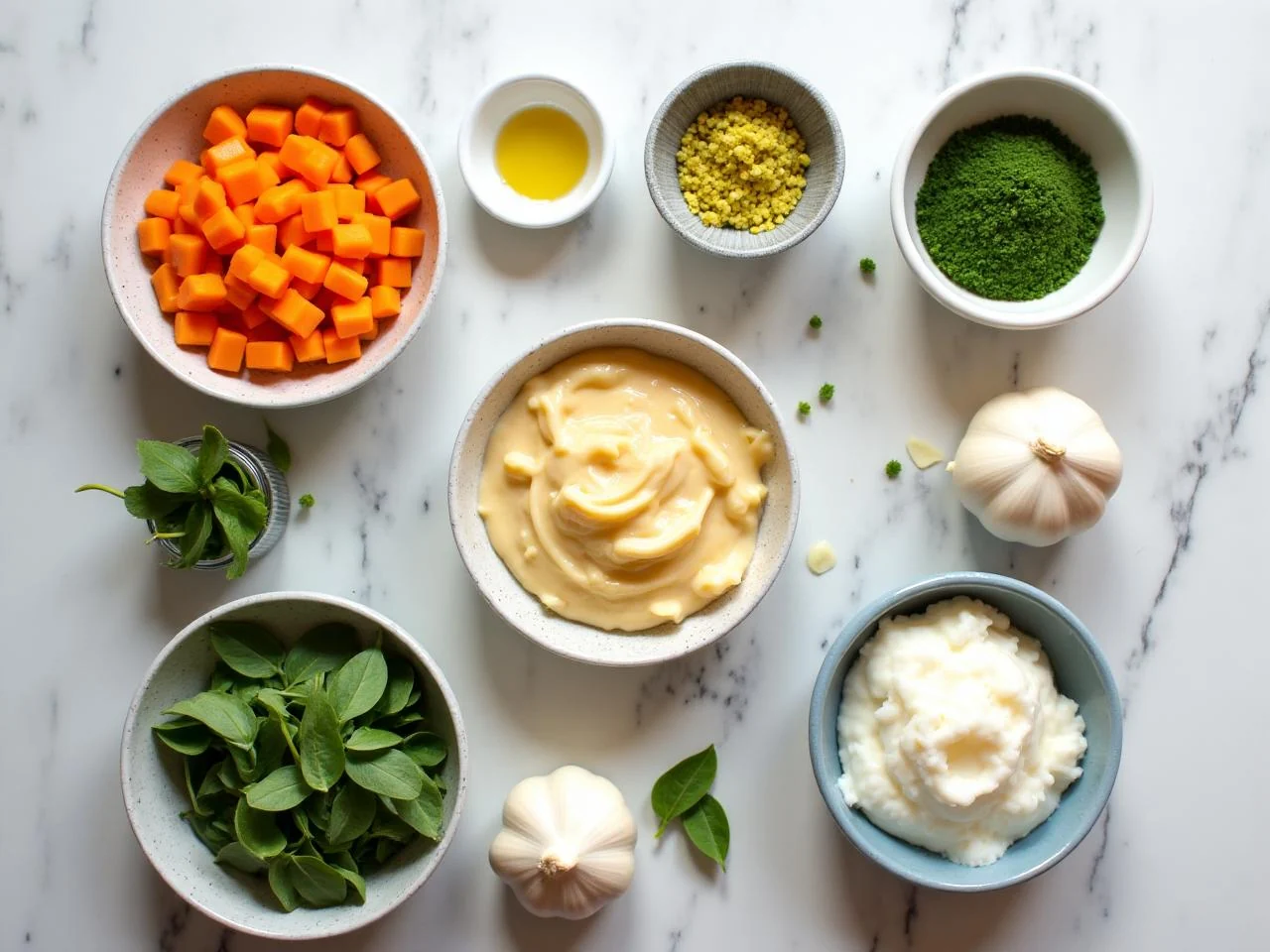Ingredients for Creamy Tuscan Garlic Chicken