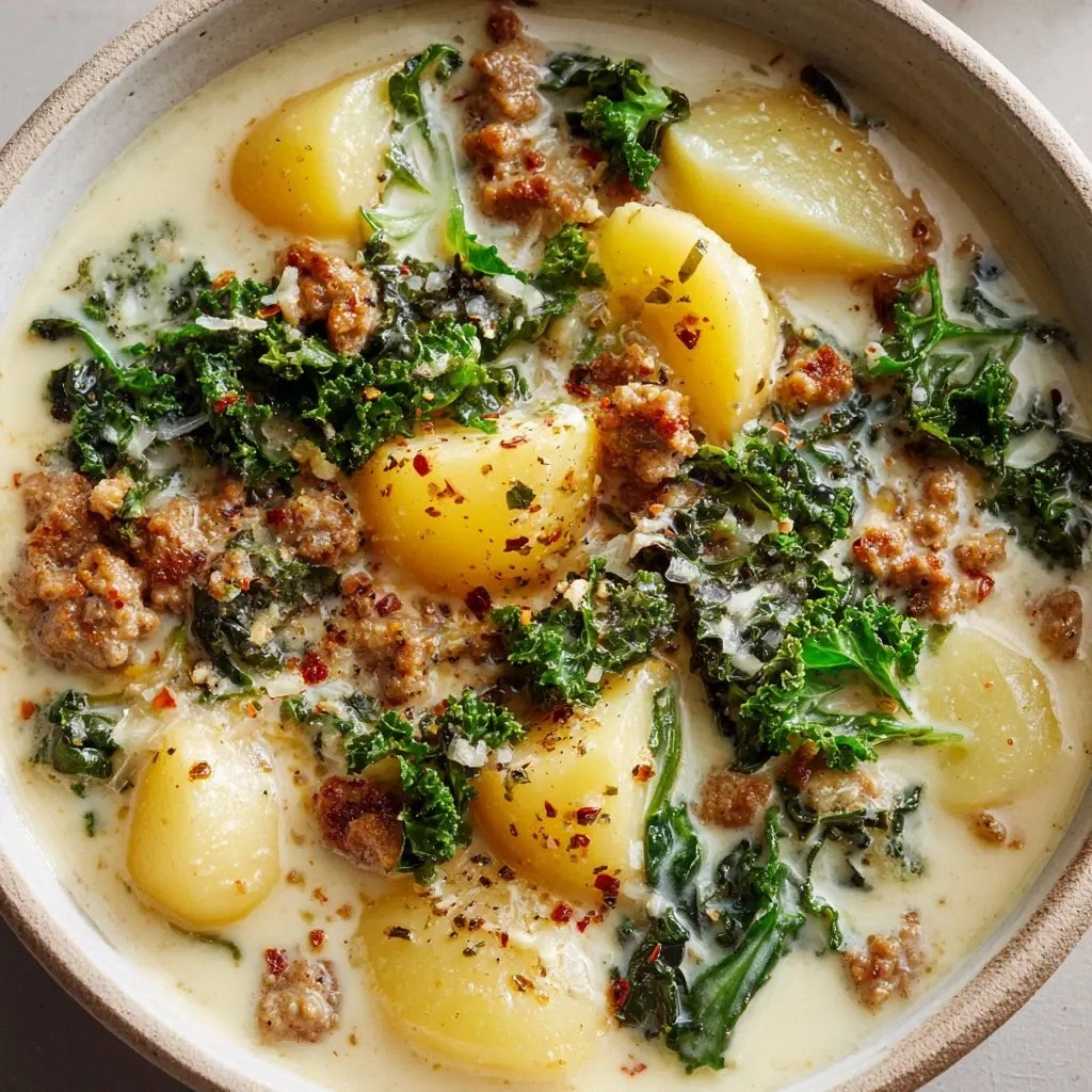 Creamy Tuscan Sausage and Pota