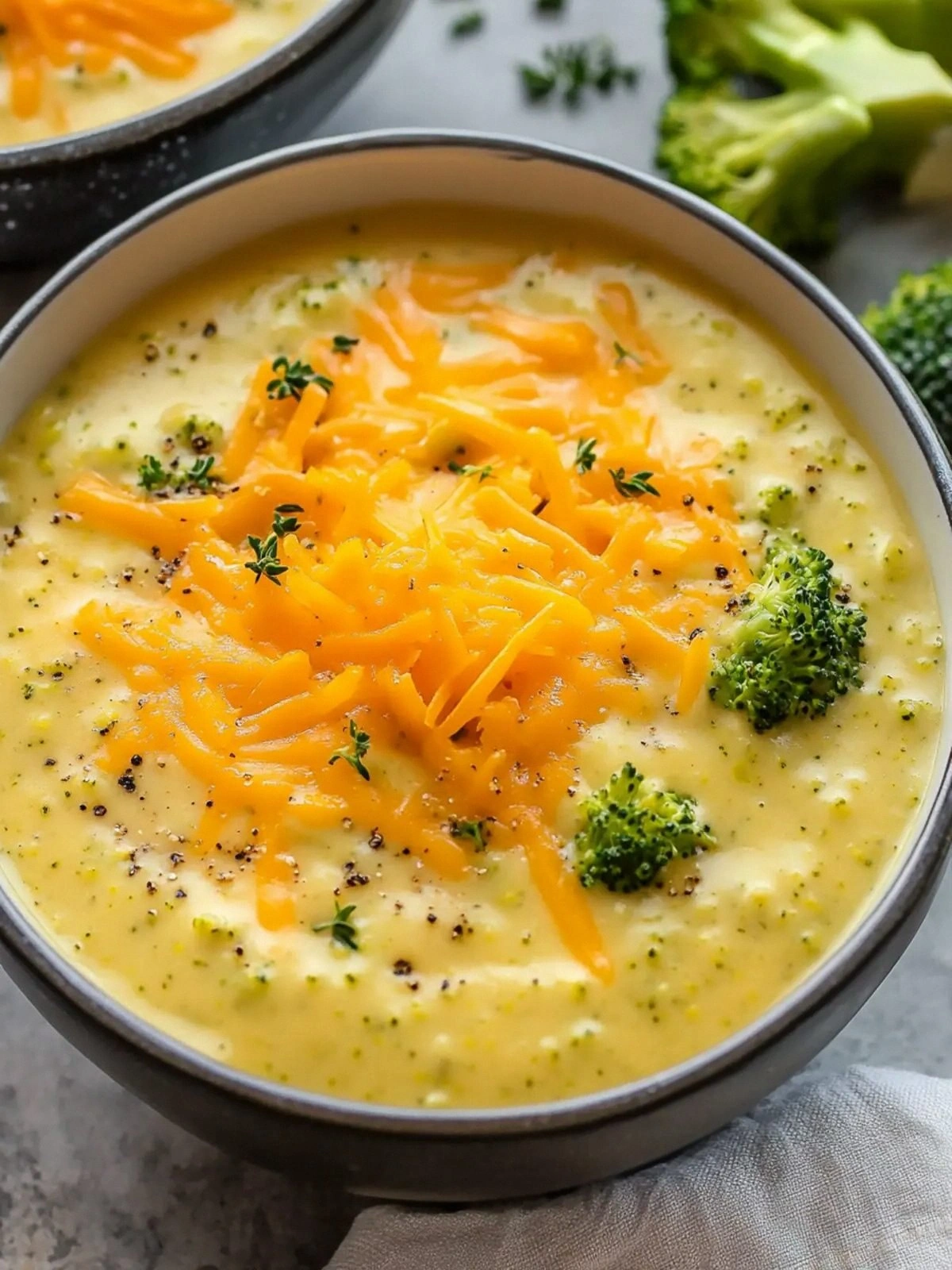 Creamy Vegan Broccoli Cheddar 