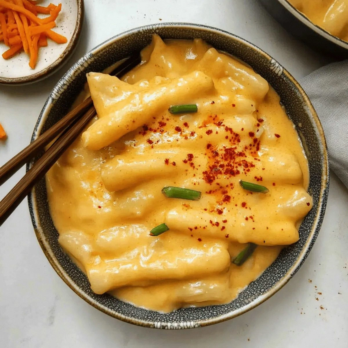 Creamy Vegan Cheese Tteokbokki for Cozy Nights In