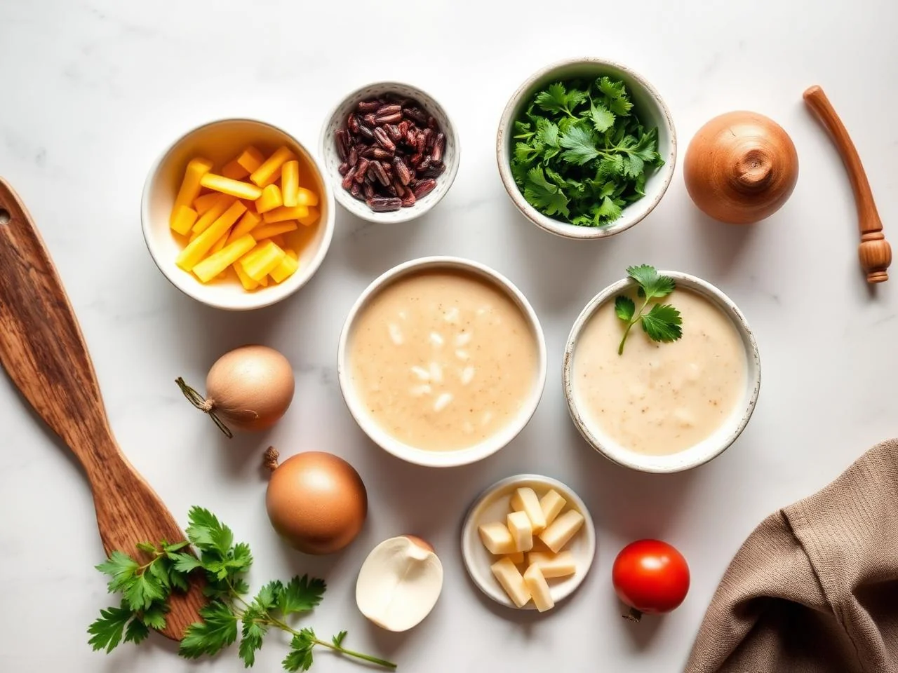 Ingredients for Crema De Champiñones