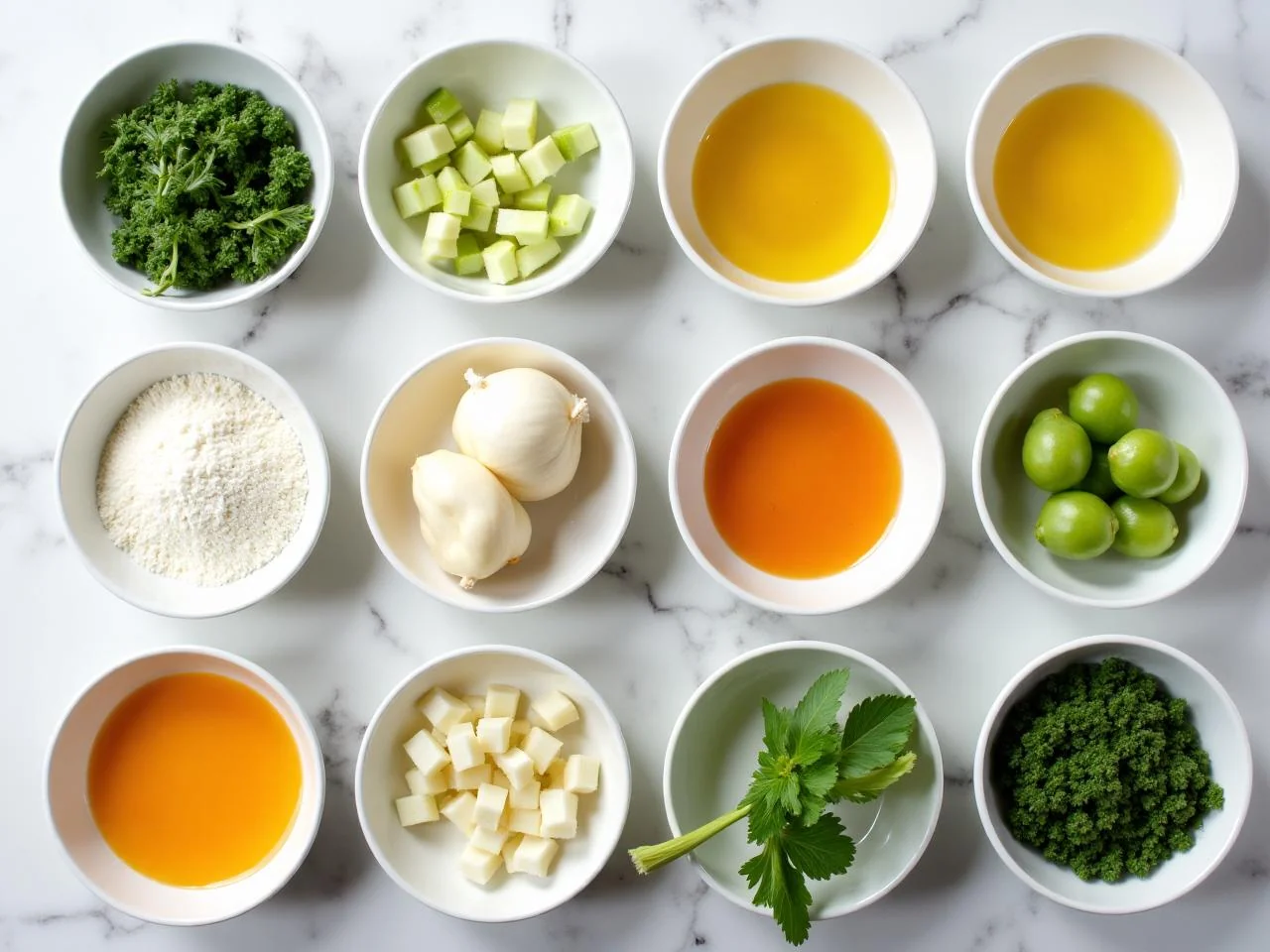 Ingredients for Crema De Espinacas