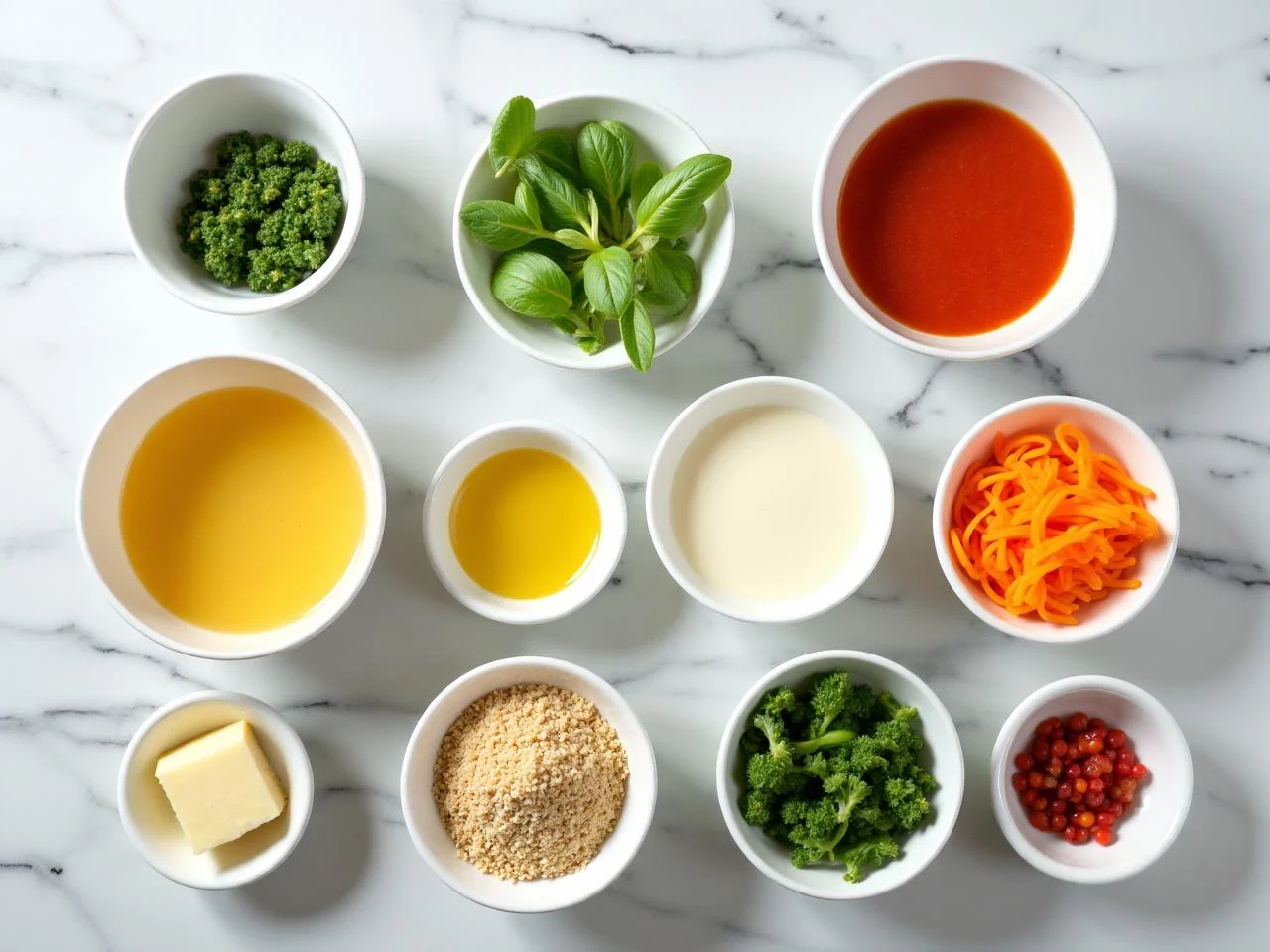 Ingredients for Crema De Hongos