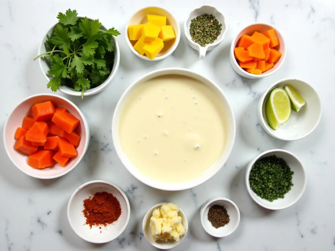 Ingredients for Crema De Hongos