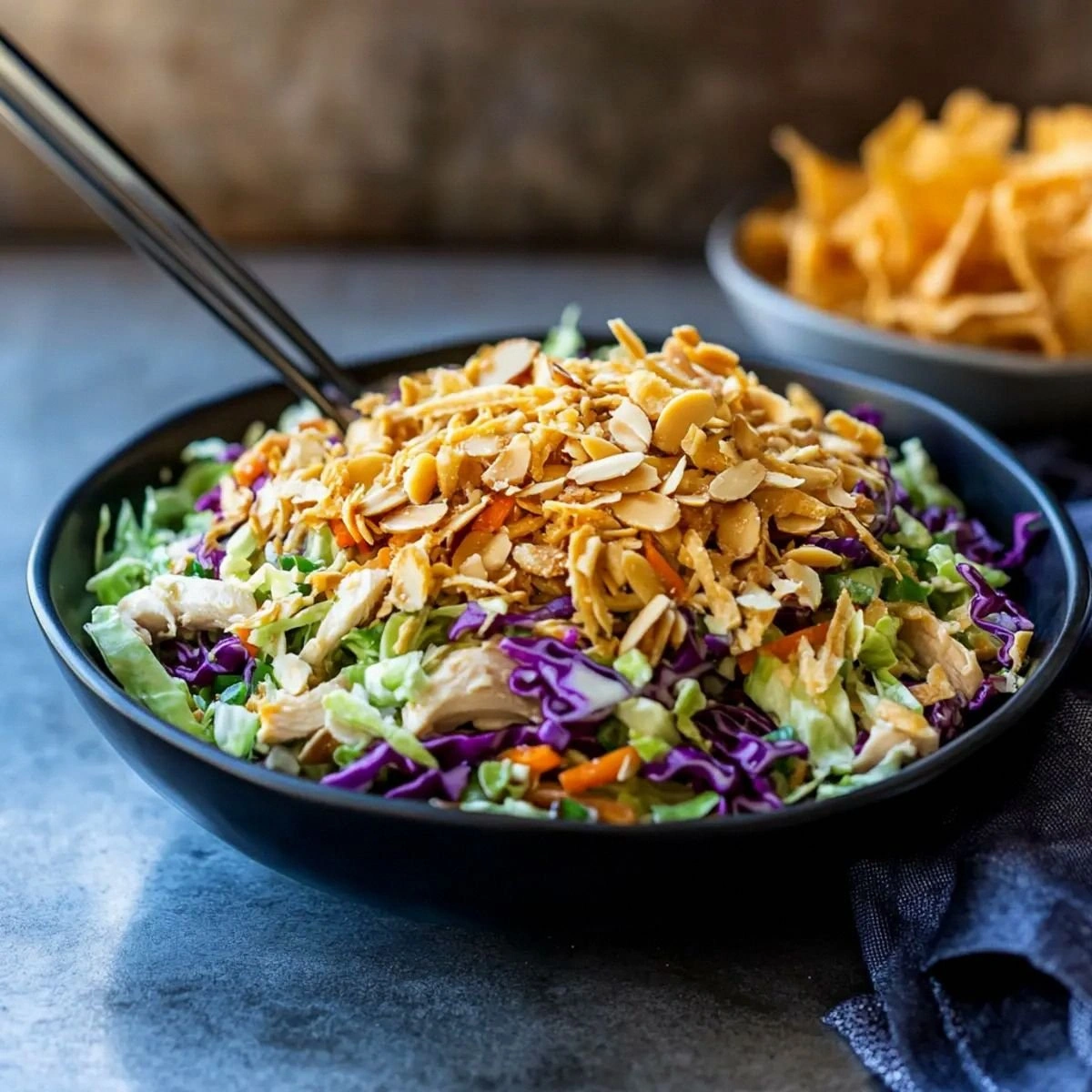 Crisp and Flavorful Chinese Chicken Salad Ready in 15 Minutes