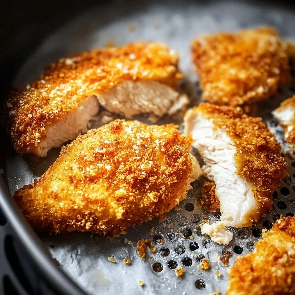 Crispy Air Fryer Breaded Chick