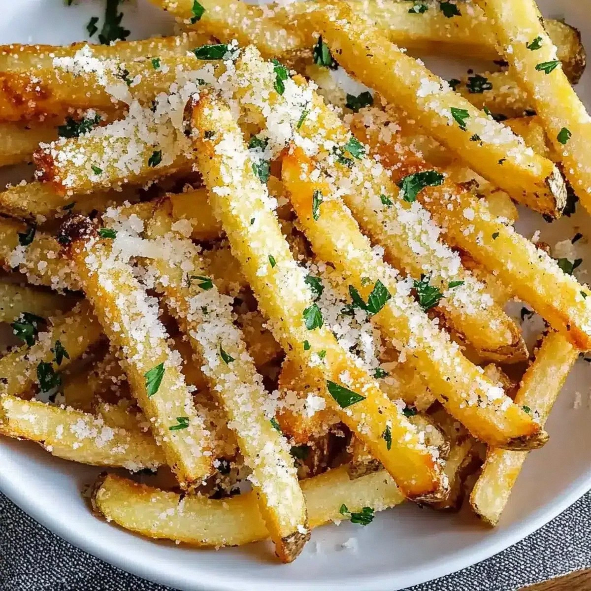 Crispy Air Fryer Garlic Parmesan Fries for Your Next Snack Attack