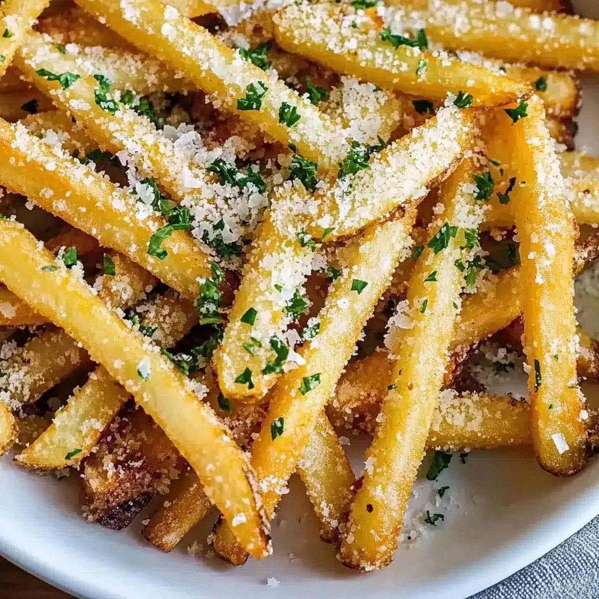 Crispy Air Fryer Garlic Parmesan Fries for Your Next Snack Attack