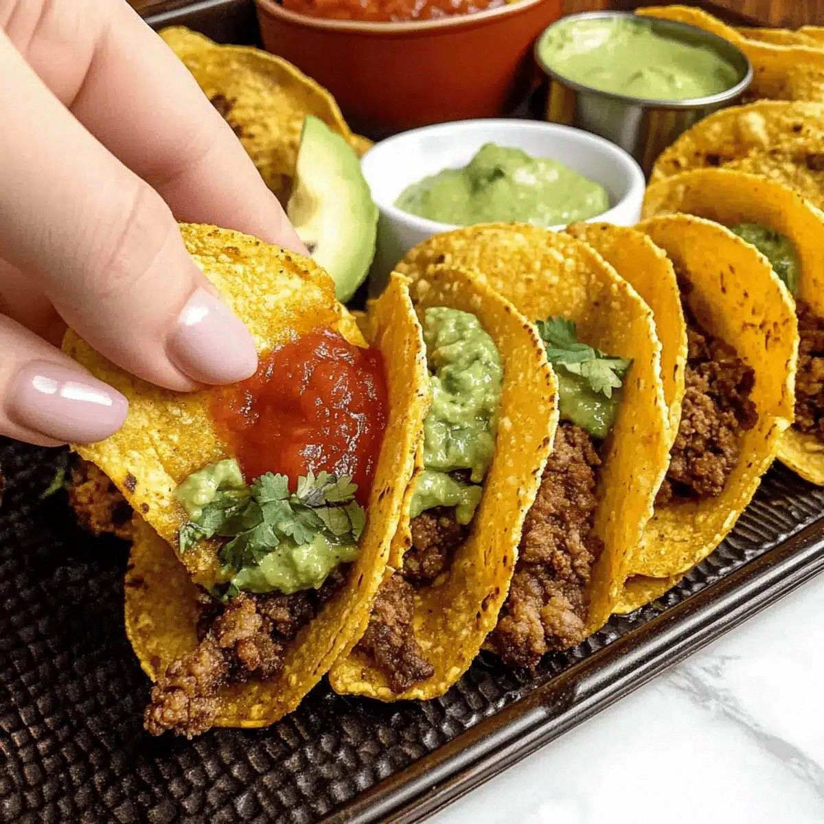 Crispy Baked Beef Tacos for a Quick & Cozy Night In