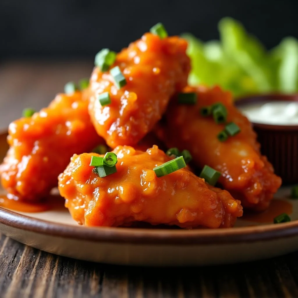Crispy Baked Buffalo Wings