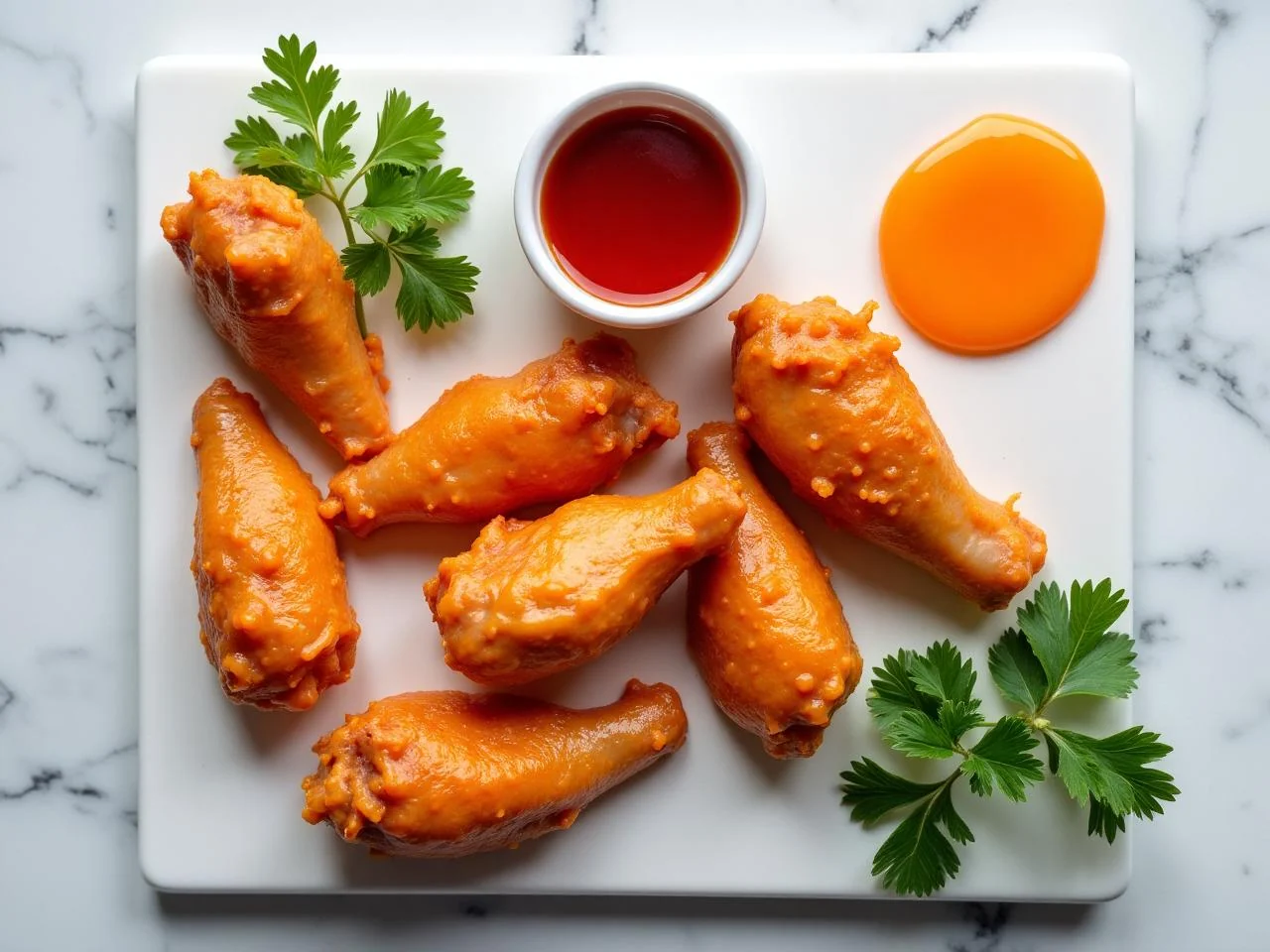 Ingredients for Crispy Baked Buffalo Wings
