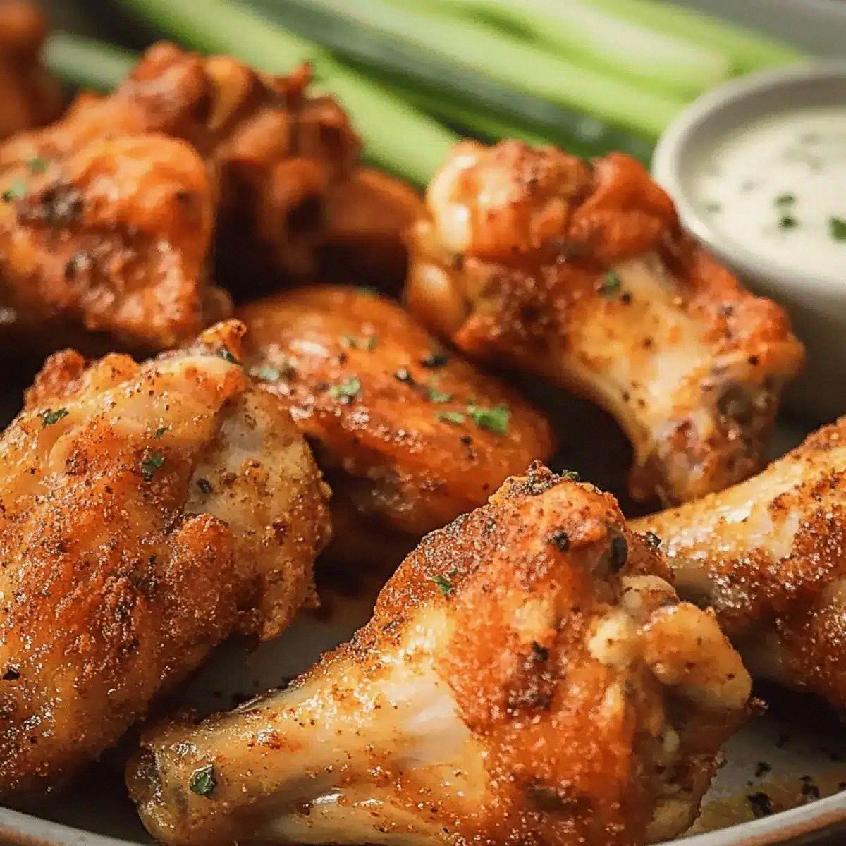 Crispy Baked Chicken Wings Rec