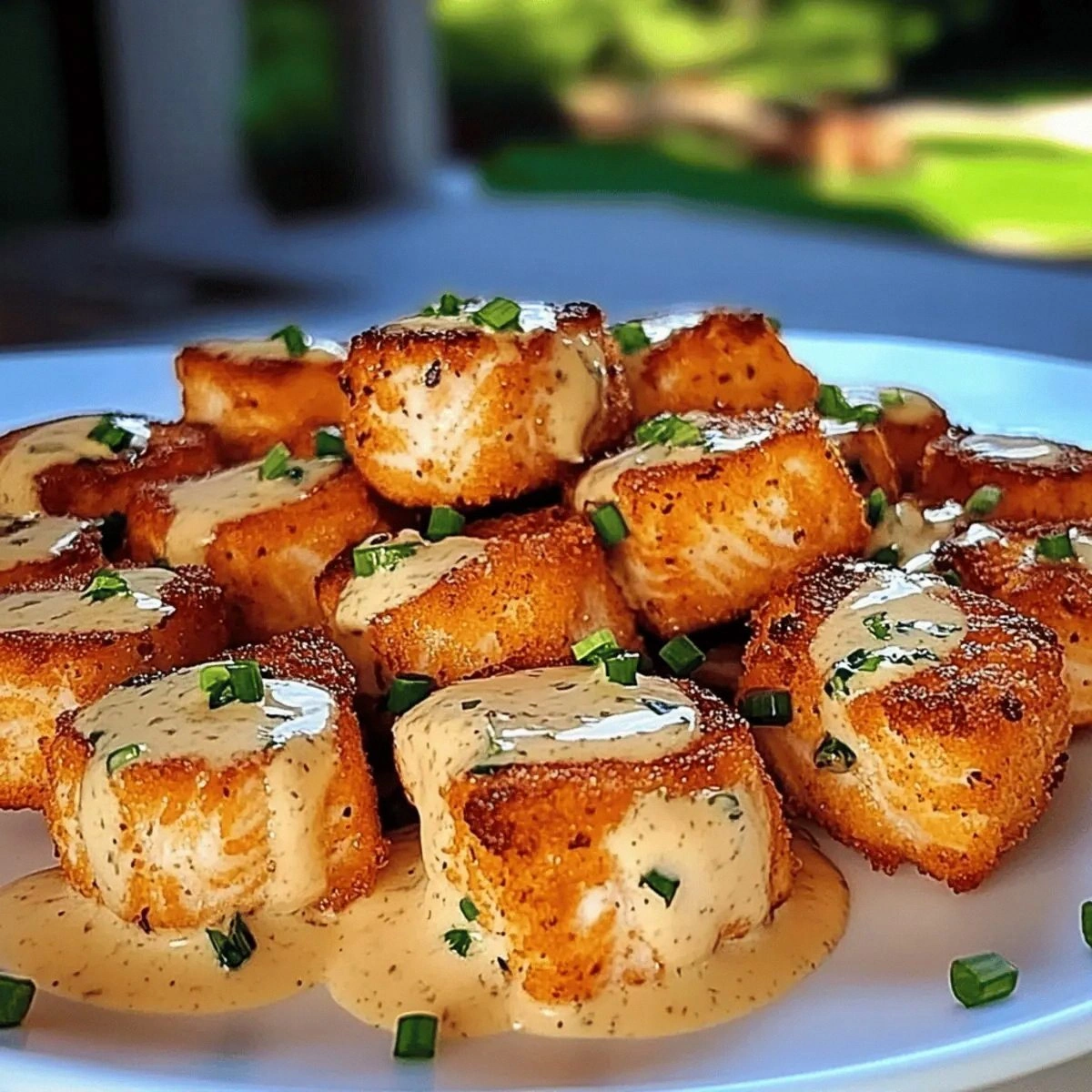 Crispy Bang Bang Salmon Bites for Irresistible Snacking