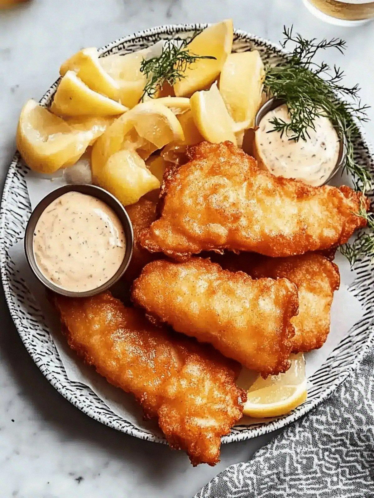 Crispy Beer Battered Fish That