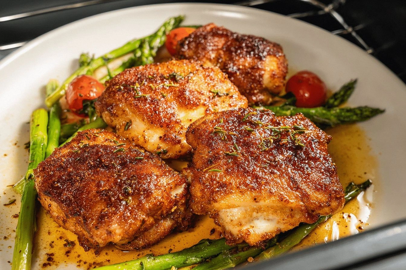 Crispy Boneless Chicken Thighs