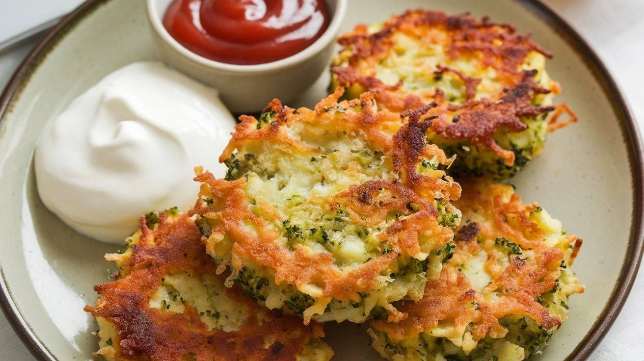 Crispy Broccoli Parmesan Fritt
