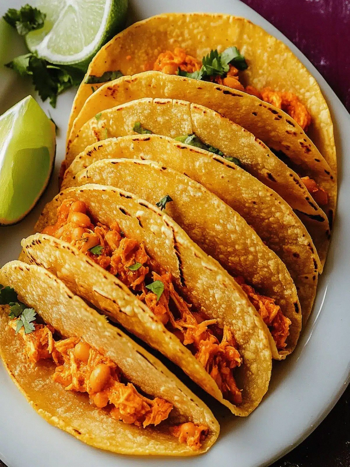 Crispy Buffalo White Bean Taco