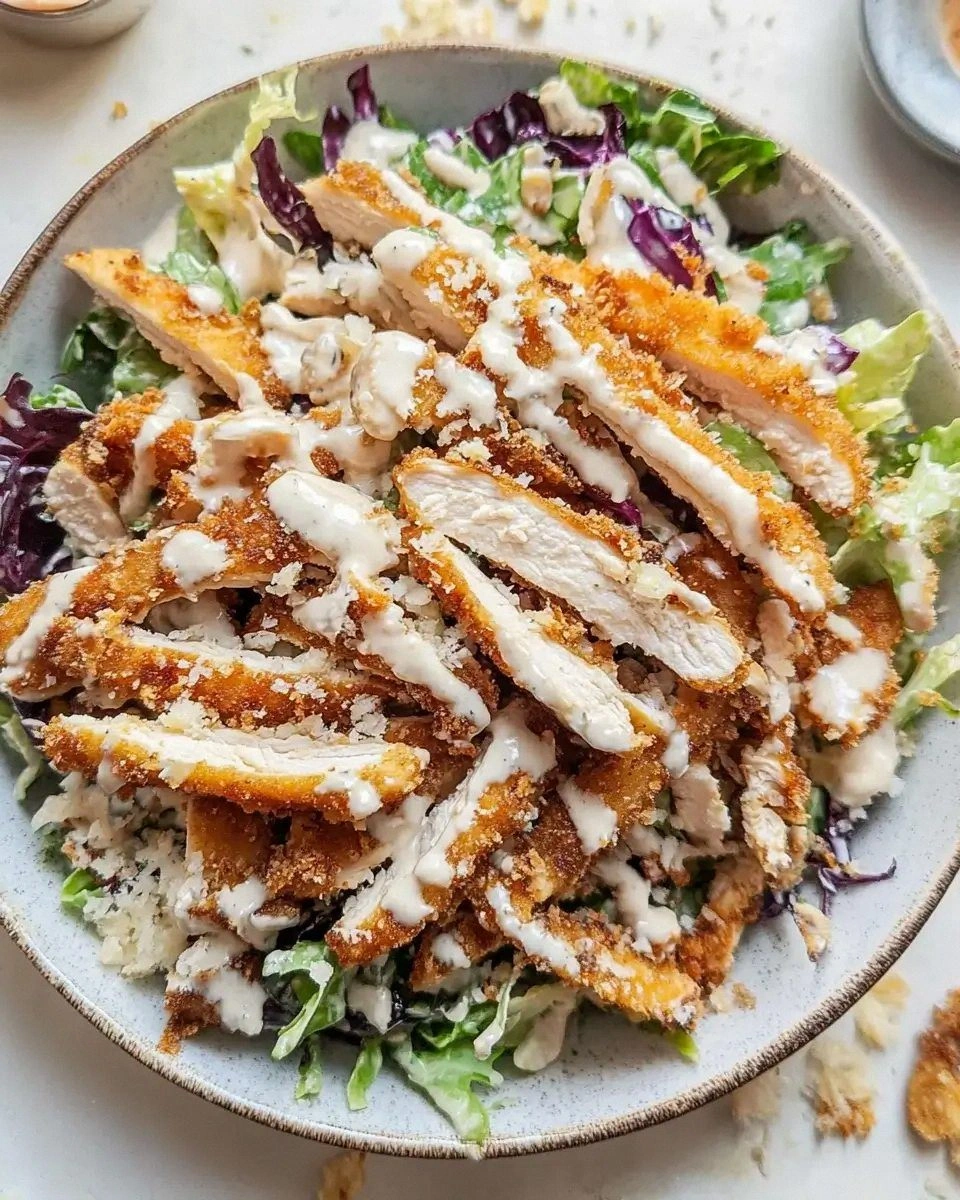Crispy Chicken Caesar Salad: A Deliciously Fresh Recipe!