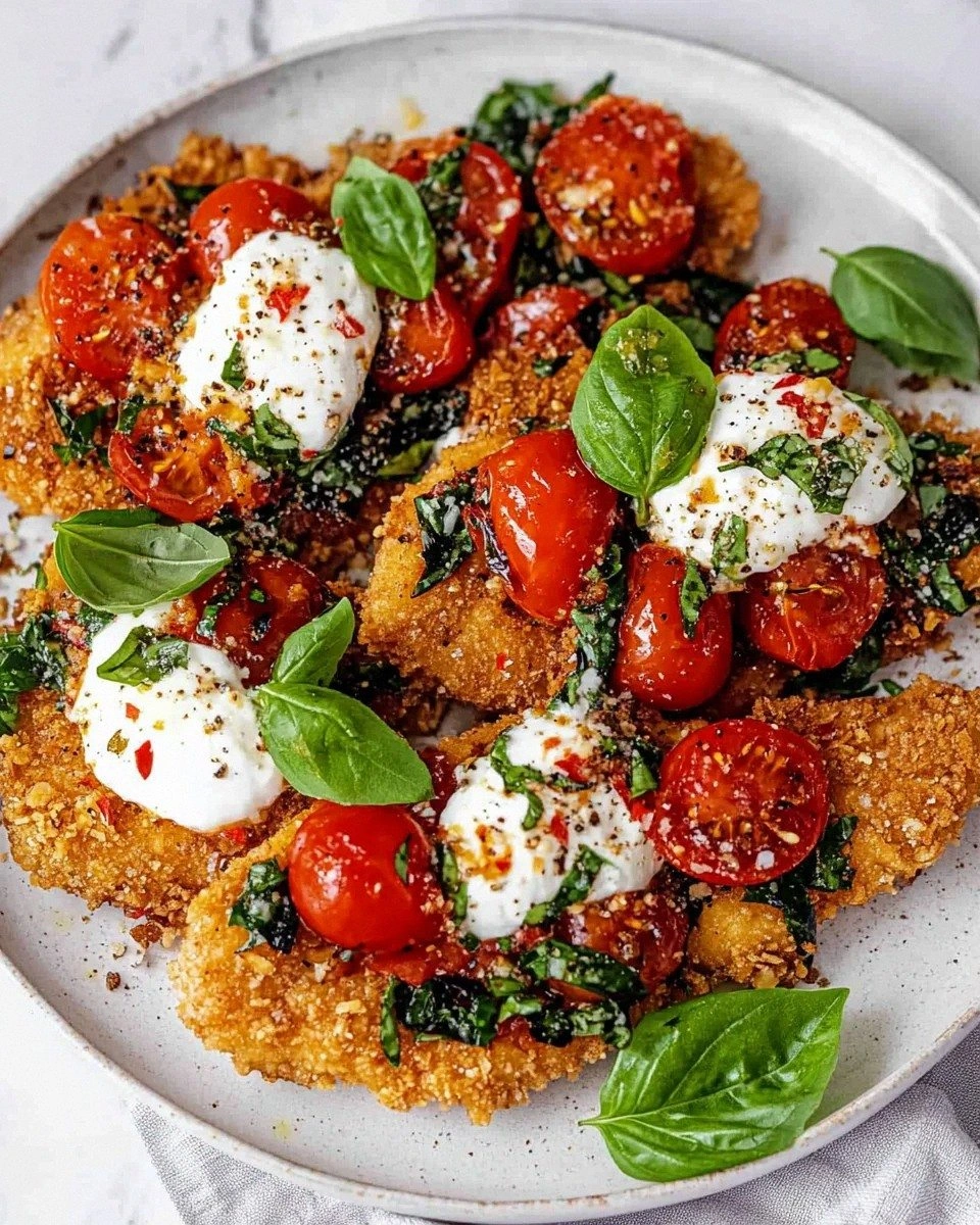 Crispy Chicken Caprese is a must-try recipe today!