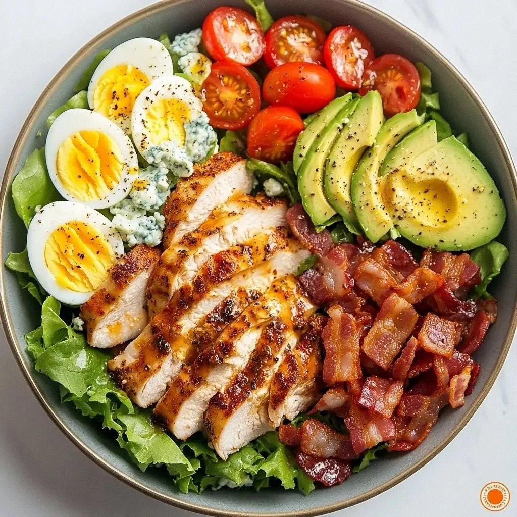Crispy Chicken Cobb Salad Reci