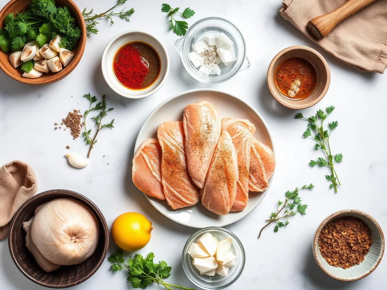 Ingredients for Crispy Chicken Cutlets