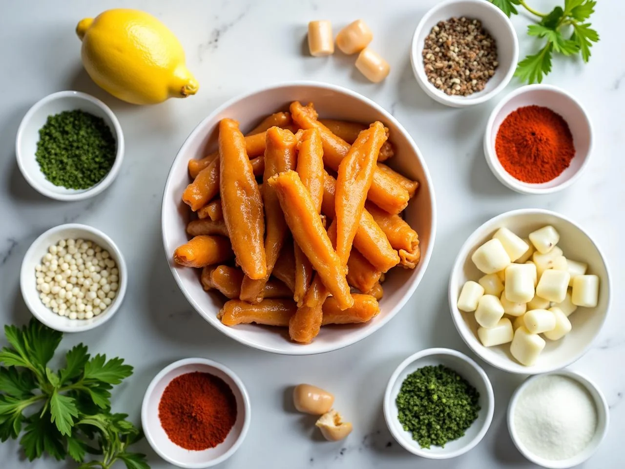 Ingredients for Crispy Chicken Strips