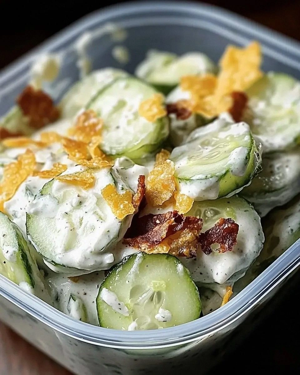 Crispy Cucumber Bites with Creamy Dip: A Refreshing Treat!