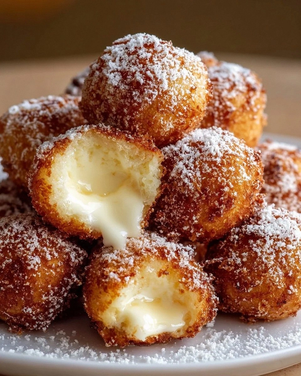 Crispy Fried Cheesecake Bites