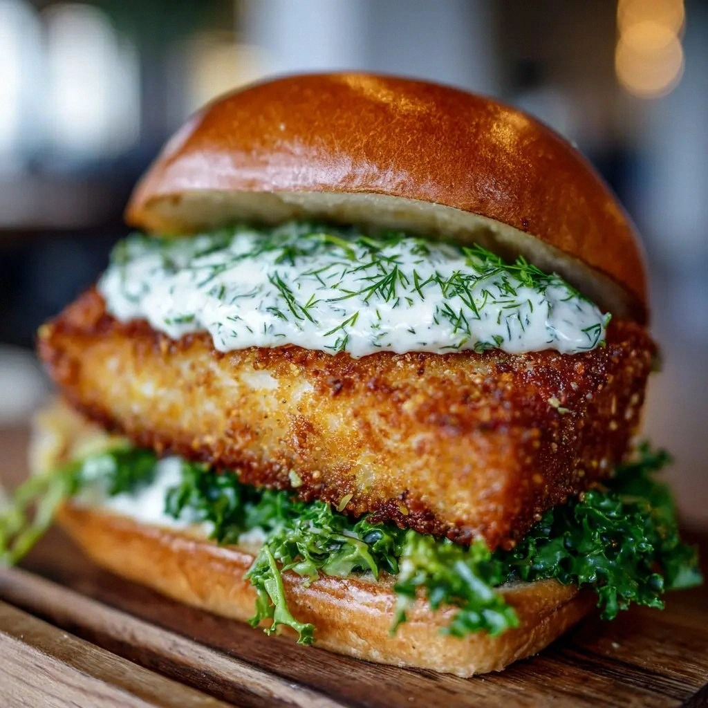 Crispy Fried Cod Sandwich (The