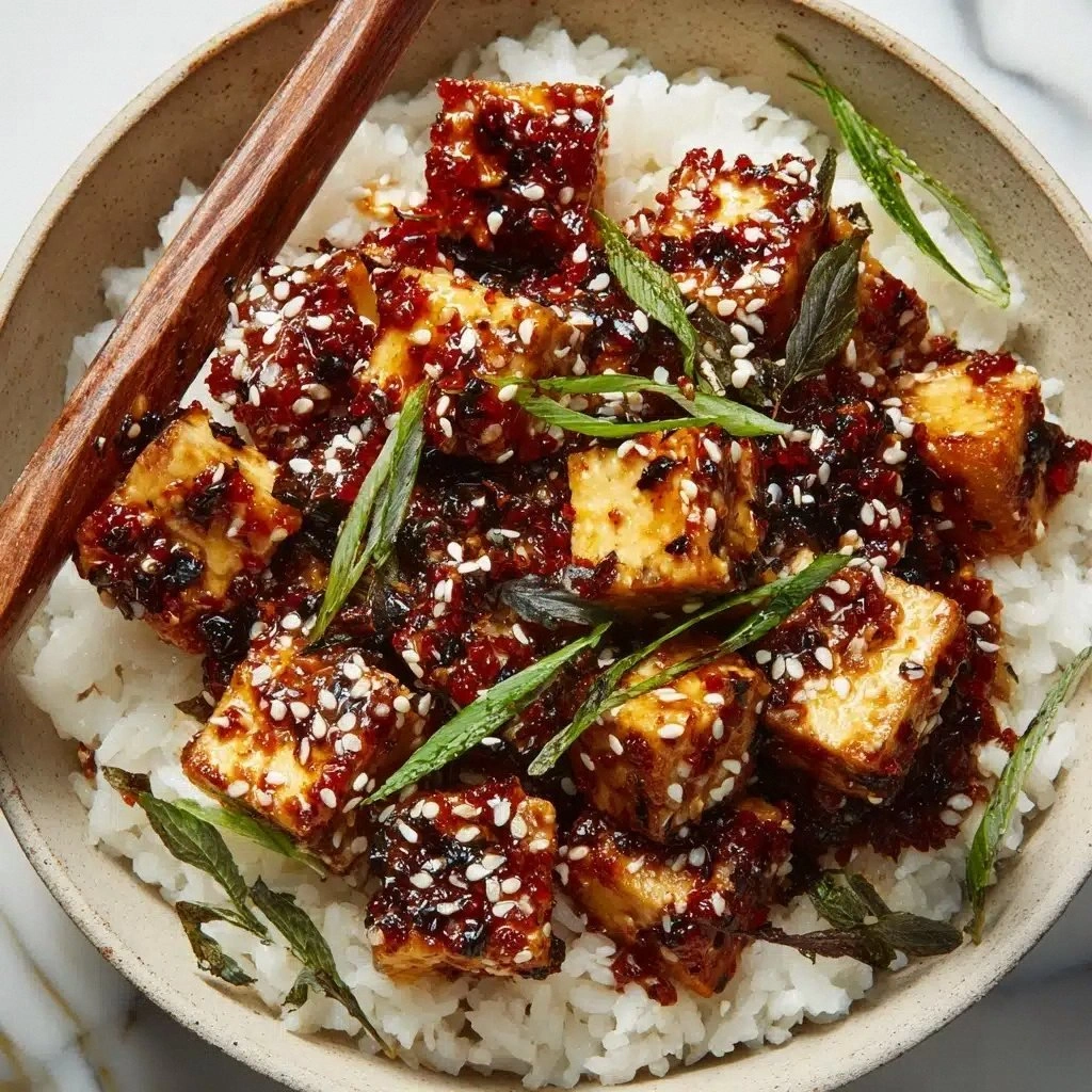 Crispy Gochujang Korean Tofu R