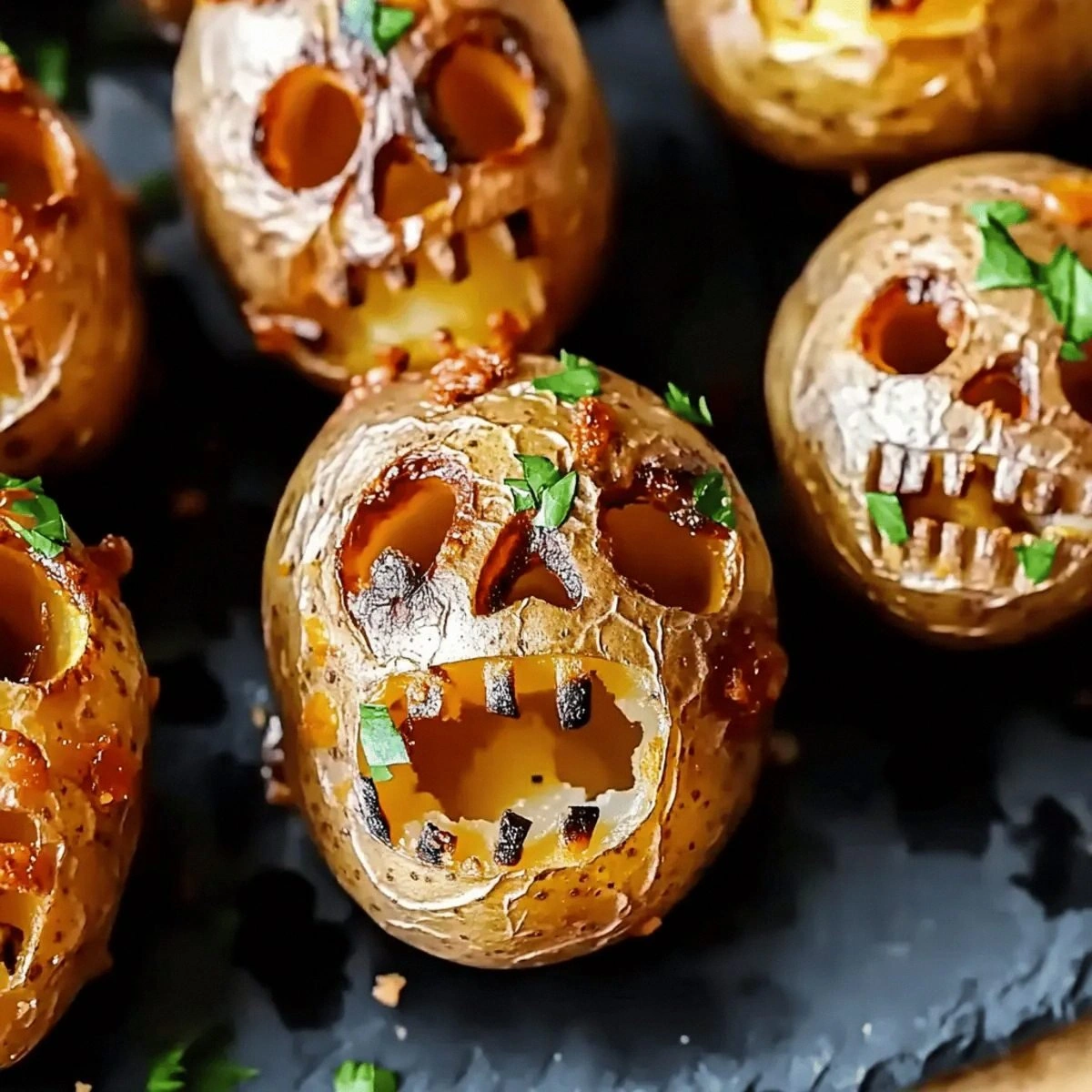Crispy Halloween Skull Potatoes for Spooky Celebrations
