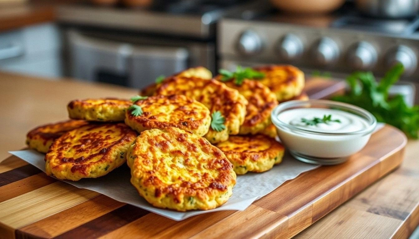 Crispy Homemade Zucchini Patti