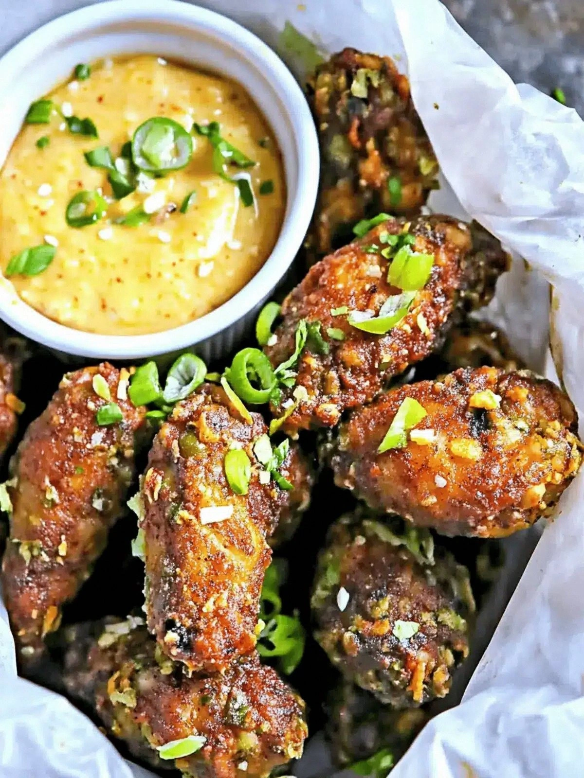 Crispy Jerk Chickpea Wings wit