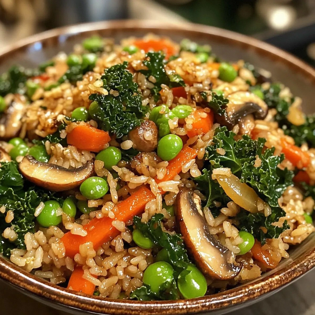 Crispy Kale and Shiitake Fried Rice: Your New Go-To Veggie Dish
