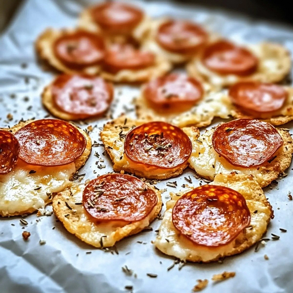 Crispy Keto Pizza Chips: Your Guilt-Free Party Snack