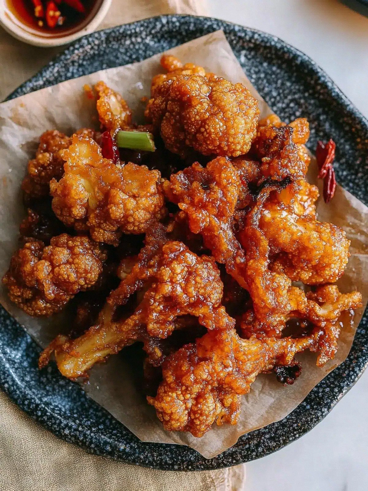 Crispy Korean Fried Cauliflowe