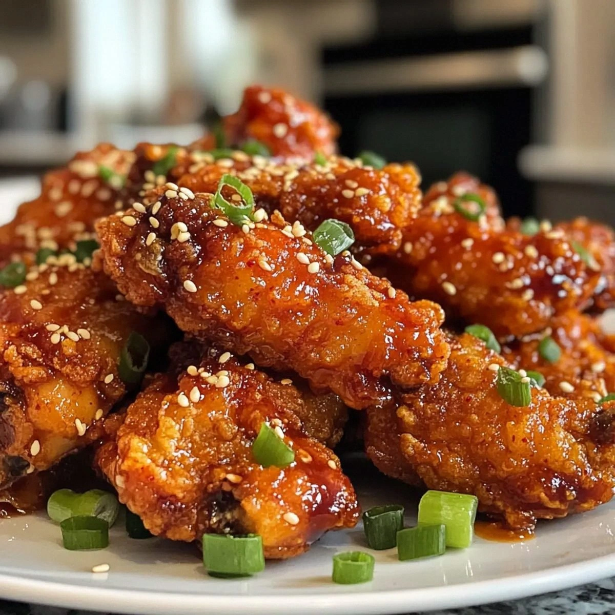 Crispy Korean Fried Chicken: A Sweet and Spicy Delight