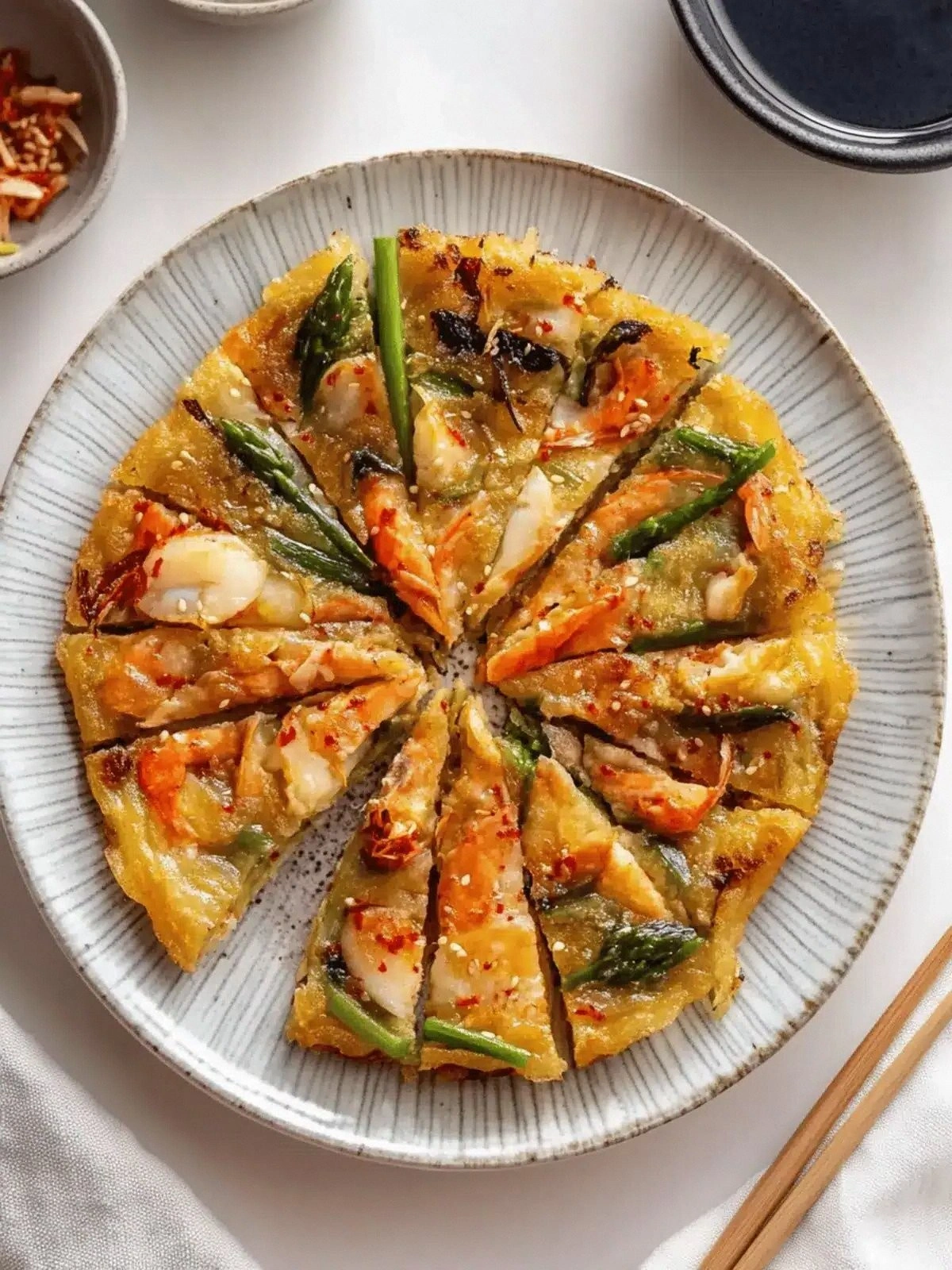 Crispy Korean Seafood Pancake 