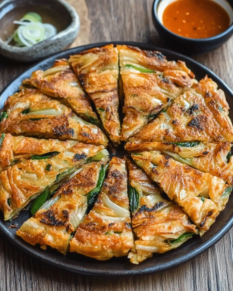 Crispy Korean Spring Onion Pan