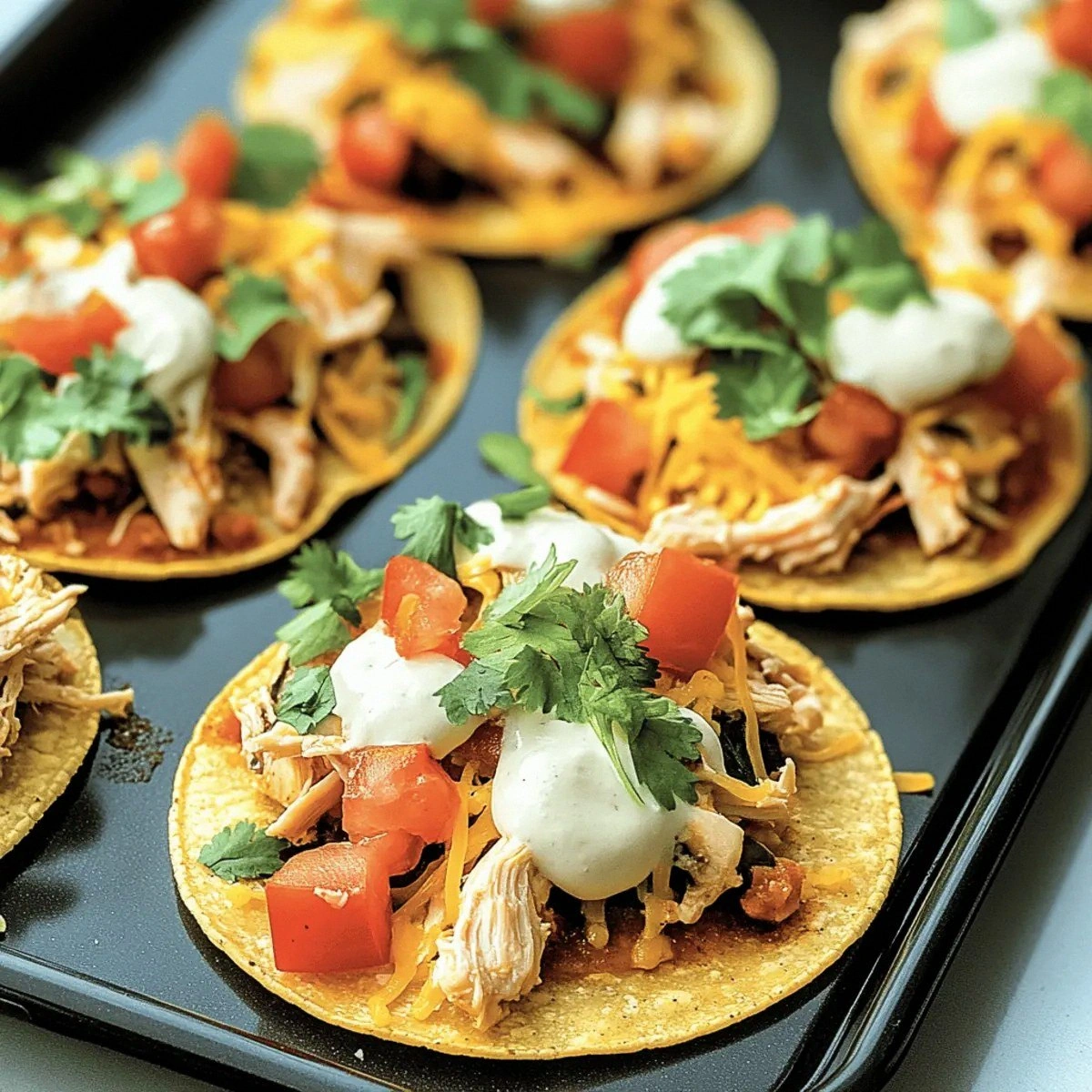 Crispy Mexican Rotisserie Chicken Tostadas for Busy Nights