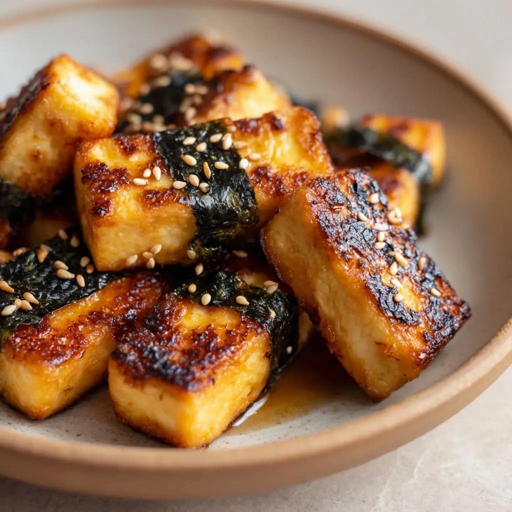 Crispy Pan-Fried Seaweed Wrapp